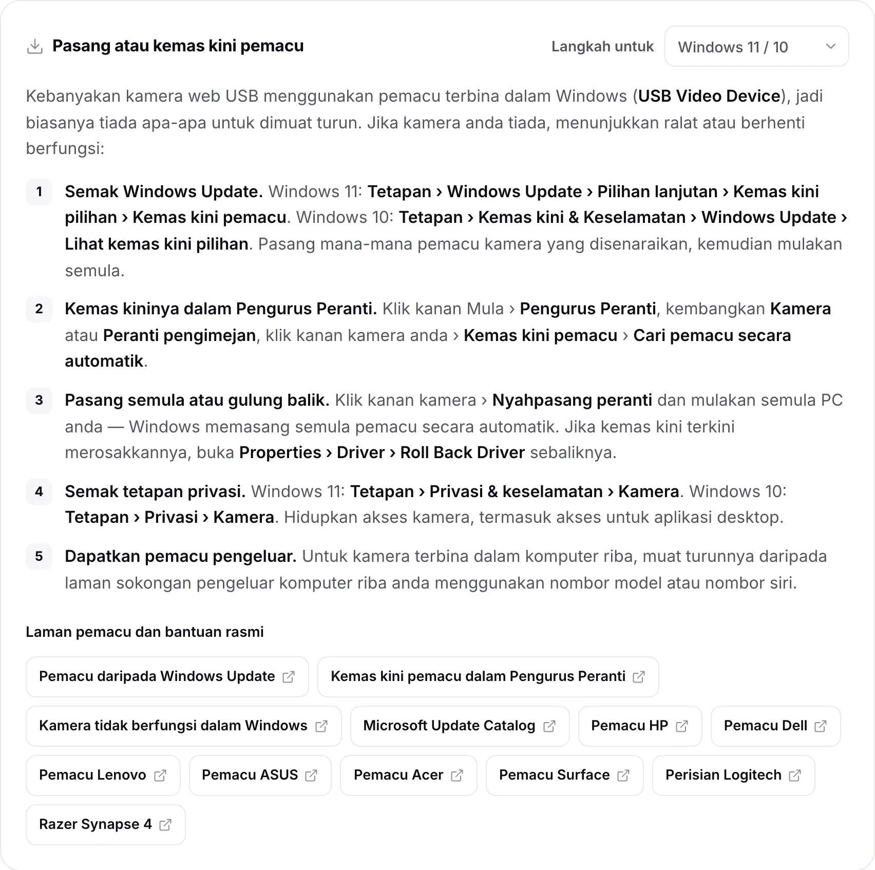 Kad Pasang atau kemas kini pemacu dengan langkah Windows 11 / 10 dan pautan ke halaman pemacu dan bantuan rasmi
